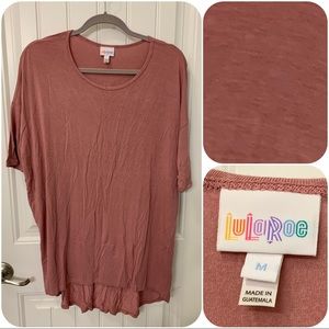 LuLaRoe Irma (retired) Tunic - mauve/rose solid